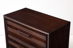 Ren Gabriel Ren Gabriel Three Drawer Small Chest Modernist Wood Handles France 1938 - 4662852