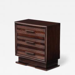 Ren Gabriel Ren Gabriel Three Drawer Small Chest Modernist Wood Handles France 1938 - 4682361