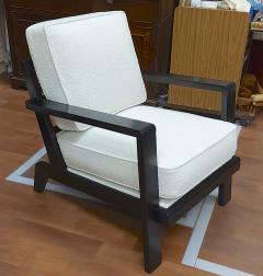 Ren Gabriel Rene Gabriel iconic black lacquered lounge chair - 1636924