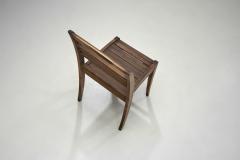 Ren Gabriel Set of Four Model 103 Oak Dining Chairs by Ren Gabriel France 20th Century - 4454974