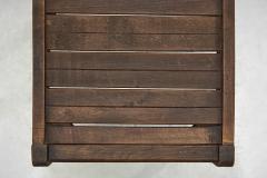 Ren Gabriel Set of Four Model 103 Oak Dining Chairs by Ren Gabriel France 20th Century - 4454979