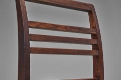 Ren Gabriel Set of Three Model 103 Oak Side Chairs by Ren Gabriel France 1940s - 4785198