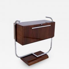 Ren Herbst Art Deco Double Face Steel Tube Bar Furniture with Wooden Case by Ren Herbst - 2812461