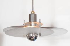 Ren Herbst Sculptural Bauhaus Style Mid Century Modernist Chandelier by Rene Herbst - 1461225