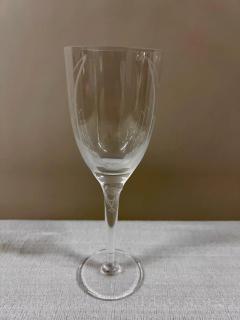 Ren Lalique Lalique Co Art Deco Lalique Champagne glasses or flutes with angel Model 13645 Set of 8 - 3872578