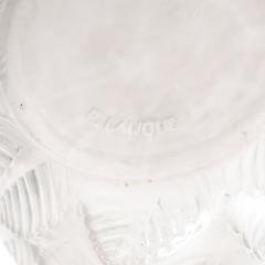 Ren Lalique Lalique Co Art Deco Molded Frosted Glass Vase Ormeaux signed Lalique - 4231157