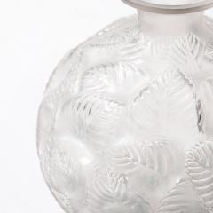 Ren Lalique Lalique Co Art Deco Molded Frosted Glass Vase Ormeaux signed Lalique - 4231159