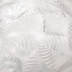 Ren Lalique Lalique Co Art Deco Molded Frosted Glass Vase Ormeaux signed Lalique - 4231164