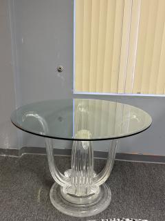 Ren Lalique Lalique Co LUCITE CACTUS DINING TABLE IN THE MANNER OF RENE LALIQUE - 4273725