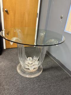 Ren Lalique Lalique Co LUCITE CACTUS DINING TABLE IN THE MANNER OF RENE LALIQUE - 4273728