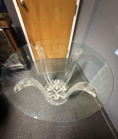 Ren Lalique Lalique Co LUCITE CACTUS DINING TABLE IN THE MANNER OF RENE LALIQUE - 4273730