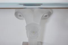 Ren Lalique Lalique Co Lalique Glass Console Mouflons  - 1465523