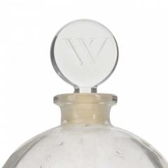 Ren Lalique Lalique Co Lalique for Worth French Art Deco Raised Star Design Perfume Bottle - 4195499