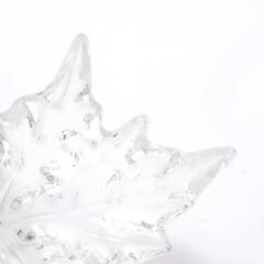 Ren Lalique Lalique Co Mid Century Modernist Crystal Champs lys es Centerpiece Bowl signed Lalique - 4719746