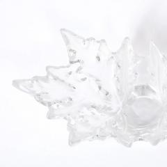 Ren Lalique Lalique Co Mid Century Modernist Crystal Champs lys es Centerpiece Bowl signed Lalique - 4719748