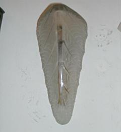 Ren Lalique Lalique Co Pair of Noisetier Art Deco Wall Sconces by Rene Lalique - 1446831