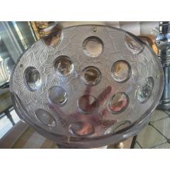 Ren Lalique Lalique Co Rare Antique Rene Lalique Soleil French Art Glass Flush Mount Chandelier - 4150572