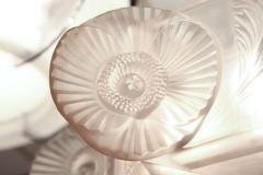 Ren Lalique Lalique Co Rare and Important R Lalique Chandelier Coquelicots  - 3948989