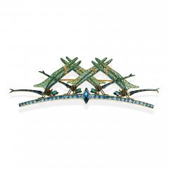 Ren Lalique Lalique Co Ren Lalique Four Damselflies Brooch Diadem - 3683307