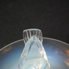 Ren Lalique Lalique Co Ren Lalique Opalescent Glass Deux Colombes Cendrier Ashtray - 2005961