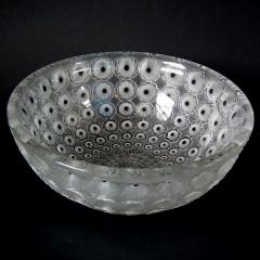 Ren Lalique Lalique Co Rene Lalique Clear Frosted Glass Nemours Bowl - 1990381