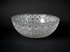 Ren Lalique Lalique Co Rene Lalique Clear Frosted Glass Nemours Bowl - 1990382