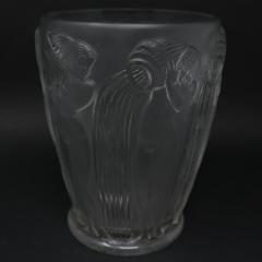Ren Lalique Lalique Co Rene Lalique Clear Glass Danaides Vase - 1804202