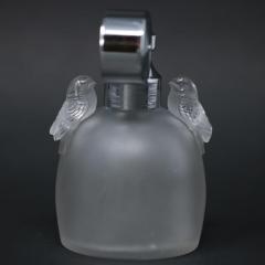 Ren Lalique Lalique Co Rene Lalique Frosted Glass Perruches Perfume Bottle - 1755011
