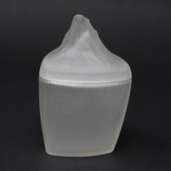 Ren Lalique Lalique Co Rene Lalique Frosted Glass Tete Femme Ointment Jar - 1935645