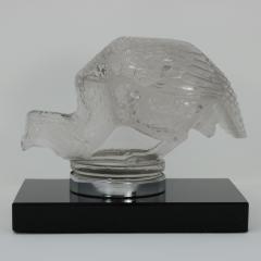 Ren Lalique Lalique Co Rene Lalique Glass Pintade Guinea Fowl Car Mascot - 1910783