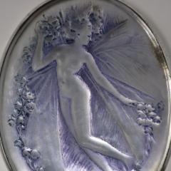 Ren Lalique Lalique Co Rene Lalique Glass Psyche Mirror - 3319291