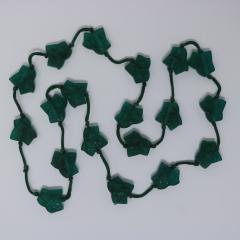 Rene Lalique Lalique Co Rene Lalique Green Glass Feuilles De Lierre Necklace