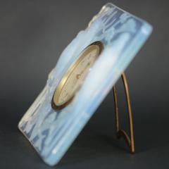 Ren Lalique Lalique Co Rene Lalique Opalescent Glass Inseparables Clock - 1899109