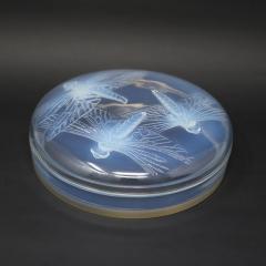Ren Lalique Lalique Co Rene Lalique Opalescent Glass Libellules Box - 2772824