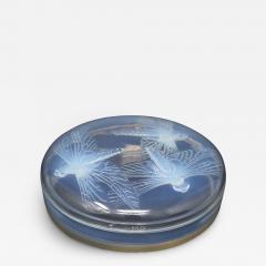 Ren Lalique Lalique Co Rene Lalique Opalescent Glass Libellules Box - 2775174