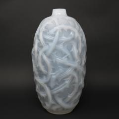 Ren Lalique Lalique Co Rene Lalique Opalescent Glass Ronces Vase - 3924049