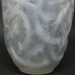 Ren Lalique Lalique Co Rene Lalique Opalescent Glass Ronces Vase - 3924056