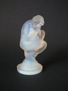 Ren Lalique Lalique Co Rene Lalique Opalescent Glass Sirene Statuette - 1763796