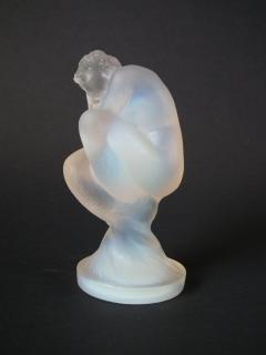 Ren Lalique Lalique Co Rene Lalique Opalescent Glass Sirene Statuette - 1763801