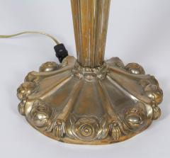 Ren Lalique Lalique Co Table Lamp with a Rene Lalique Rinceaux Shade - 2402455