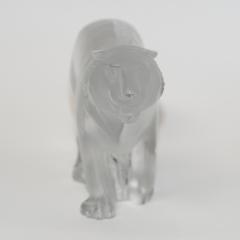 Ren Lalique Lalique Co Tigre By Lalique Frosted Bengal Tiger Signed Lalique France - 4320809