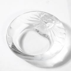 Ren Lalique Lalique Co Vintage Lalique Tete De Lion Glass Dish - 4623092