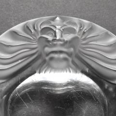 Ren Lalique Lalique Co Vintage Lalique Tete De Lion Glass Dish - 4623150