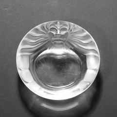 Ren Lalique Lalique Co Vintage Lalique Tete De Lion Glass Dish - 4623161