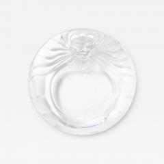 Ren Lalique Lalique Co Vintage Lalique Tete De Lion Glass Dish - 4623455