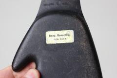 Rena Rosenthal Hagenauer Brass Hand Tray with Rena Rosenthal Label 1955 Austria - 2836999