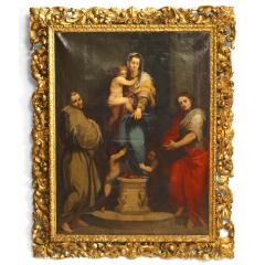 Renaissance Gilt Framed Madonna of the Harpies Painting - 4629523