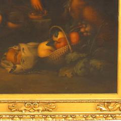 Renaissance Oil Painting of Boys and Dog - 4630478