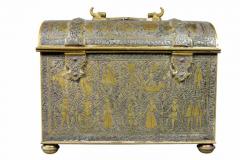 Renaissance Revival Damacened and Bronze Casket - 4129668