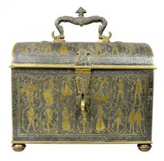 Renaissance Revival Damacened and Bronze Casket - 4129675